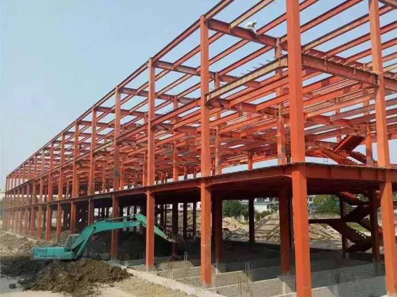 ಪರಿಸರ ಸ್ನೇಹಿ ಉಕ್ಕಿನ ಚೌಕಟ್ಟಿನ ಗೋದಾಮಿನ ನಿರ್ಮಾಣ